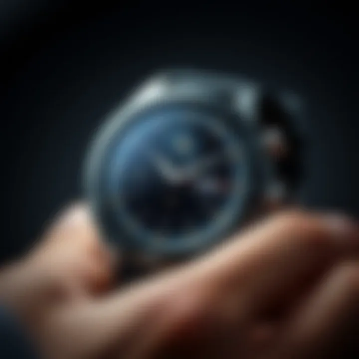 Intuitive User Interface of Mont Blanc Summit 2 User interface of the Mont Blanc Summit 2 smartwatch highlighting its intuitive navigation.