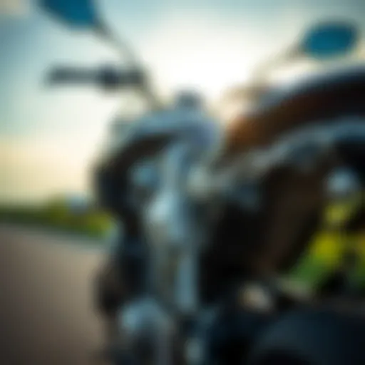 A Strong Motorcycle Security Chain Robust motorcycle security chain with lock