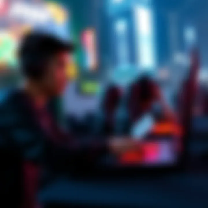 MSI Gaming G Series laptop running a high-intensity game