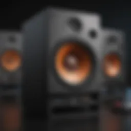 High-quality studio monitors showcasing sound clarity