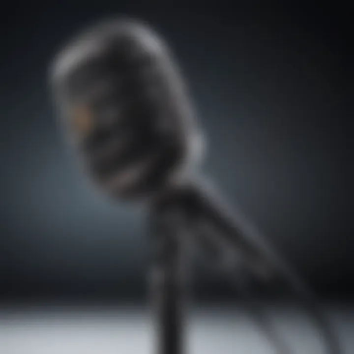 Professional microphone for crystal-clear audio recordings