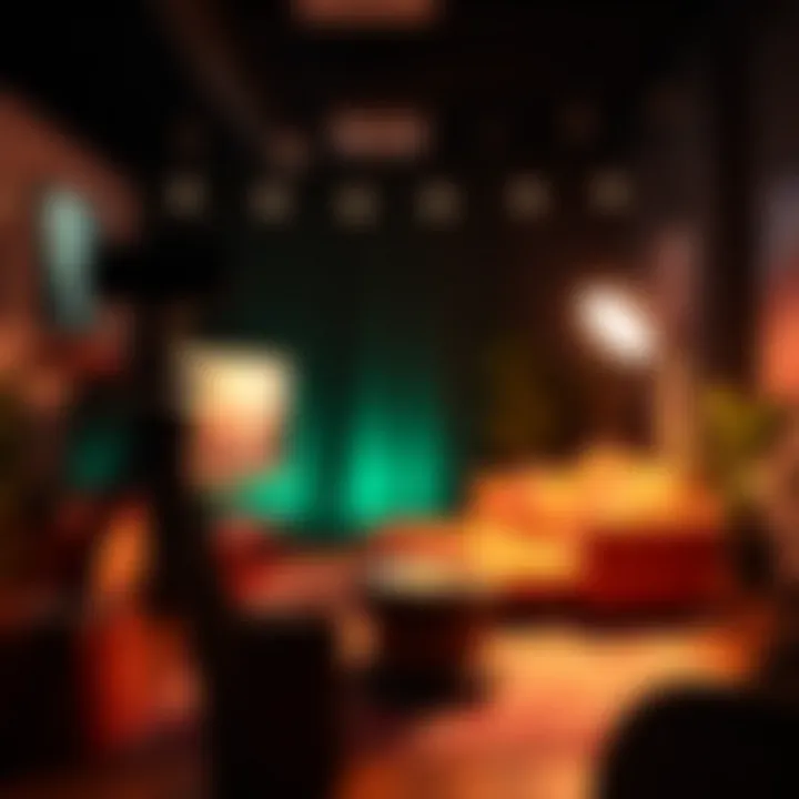 Calm environment for streaming sessions
