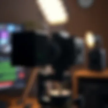 Effective lighting arrangement for streaming