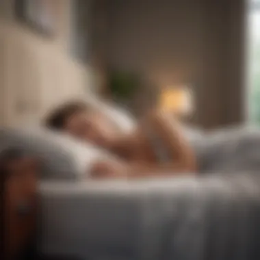 Woman Sleeping Peacefully in a Serene Bedroom Setting