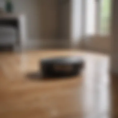 Innovative robot vacuum cleaning hardwood floor