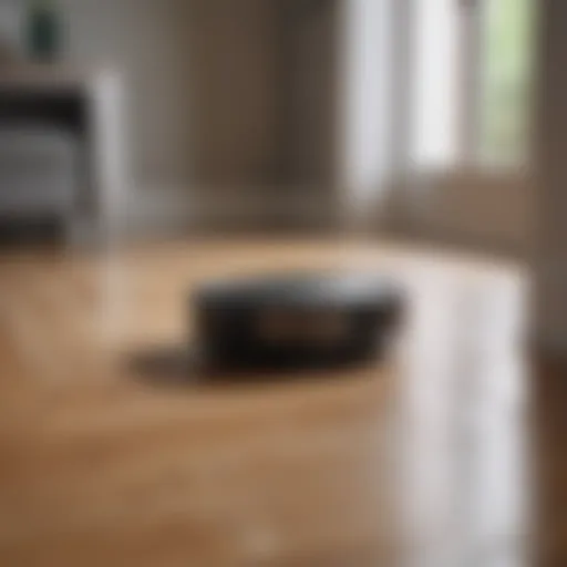 Innovative robot vacuum cleaning hardwood floor