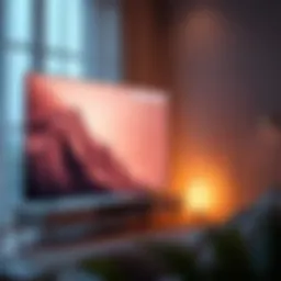 Sleek design of Samsung 58 Inch TV