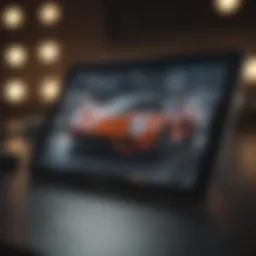 Samsung tablet showcasing advanced features and design