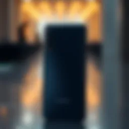 Samsung Galaxy F series smartphone showcasing its sleek design