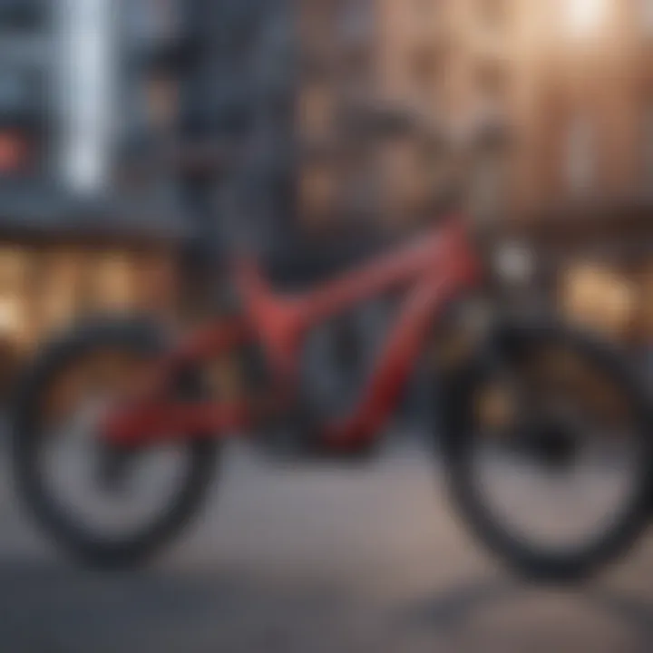 Sleek and compact 14-inch e-bike model