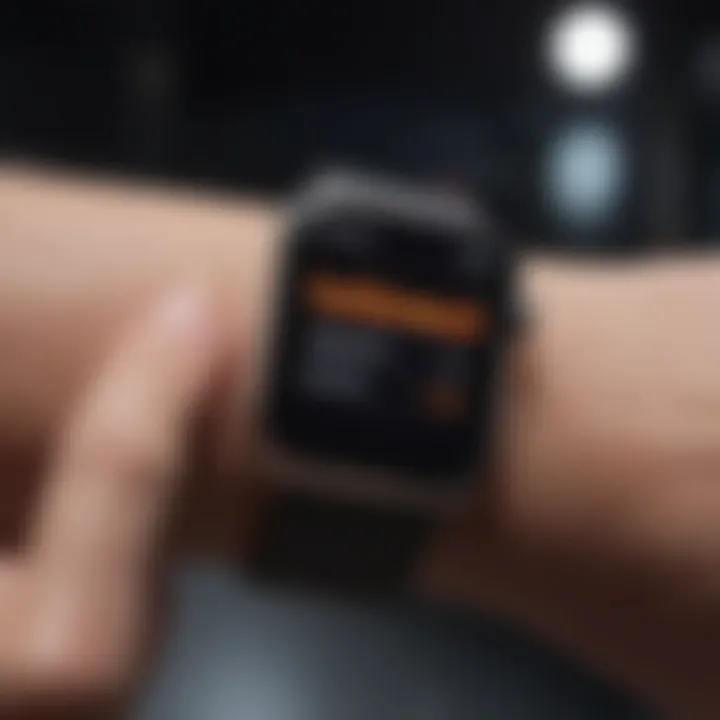 Sleek Design of Apple Watch Interval Running App