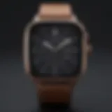 Sleek design of the Watch app interface