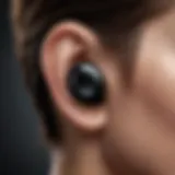 Sleek Ear Pods in Jet Black