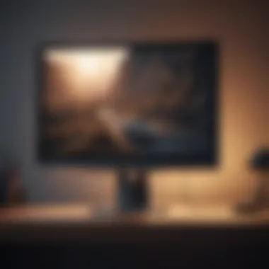 Sleek Minimalistic Monitor Design