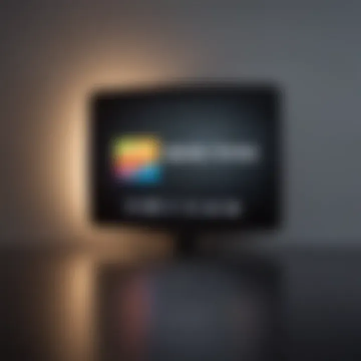 Sleek and Modern Apple TV Interface