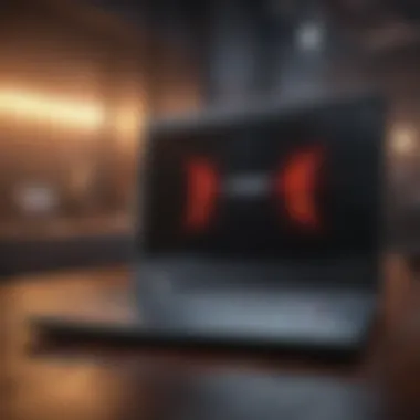 Sleek Powerhouse - Gaming Laptop Sleek and powerful gaming laptop