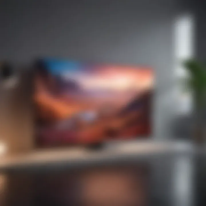 Sleek QLED TV Design