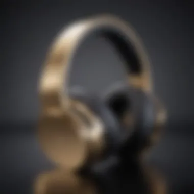 Design Elegance of the PlayStation 4 Gold Headset Sleek and stylish design of PlayStation 4 Gold Headset