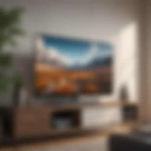 Smart Home Device on TV Stand