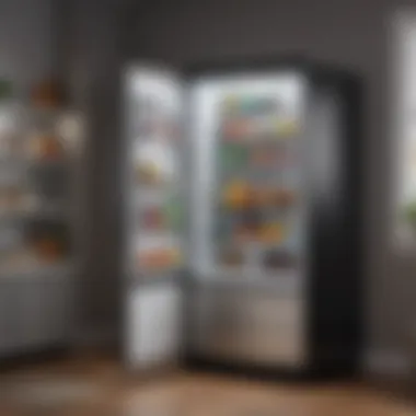 Spacious Refrigerator with Customizable Storage