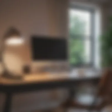 Elegant and Functional Workspace Desk Stylish Workspace Desk