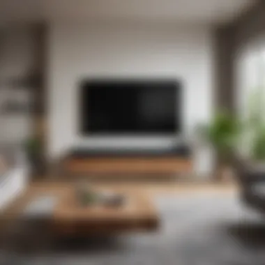 Soundbar Integration in Modern Interiors Soundbar in a modern living room setting