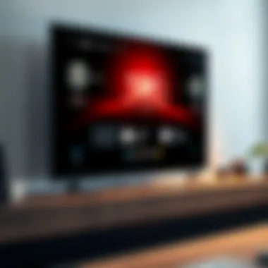 Advanced Soundbar User Interface User interface of a popular soundbar with advanced features