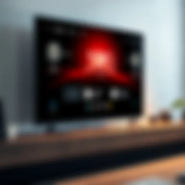 Advanced Soundbar User Interface User interface of a popular soundbar with advanced features