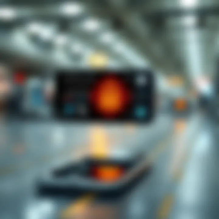 Futuristic concept of mobile security technology