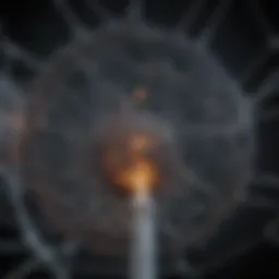 Visual representation of a mesh network topology