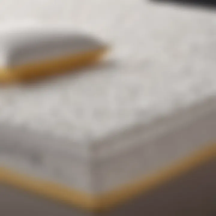 Illustration highlighting the gel memory foam layer of the Nectar mattress for optimal comfort.