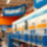 Walmart store showcasing cell phone plans for seniors