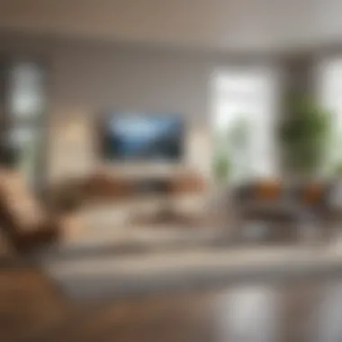 Boosting Home Connectivity with a WiFi Extender A WiFi reach extender enhancing signal in a modern home environment