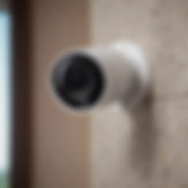 A detailed view of WiFi security camera specifications