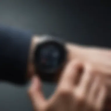 Zepp Smartwatch displaying advanced health tracking features